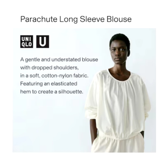 Brown PARACHUTE BLOUSE - Picture 8 of 9